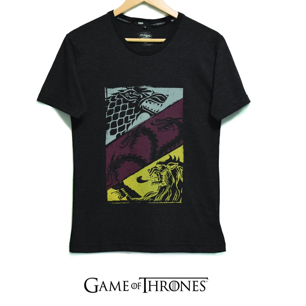 REMERA GAME OF THRONES - 3 HOUSES