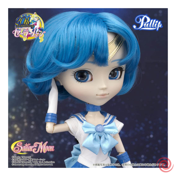 Figura Sailor Moon - Sailor Mercury - Fashion Doll P-136 - Pullip - Groove - Premium Bandai Limited Edition