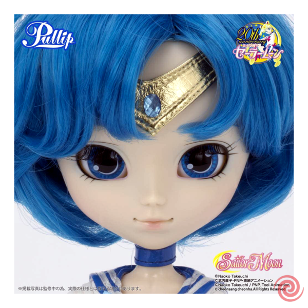 Figura Sailor Moon - Sailor Mercury - Fashion Doll P-136 - Pullip - Groove - Premium Bandai Limited Edition