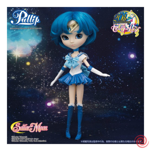 Figura Sailor Moon - Sailor Mercury - Fashion Doll P-136 - Pullip - Groove - Premium Bandai Limited Edition