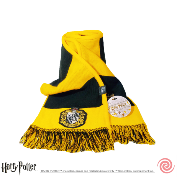 Bufanda Harry Potter - Casa Hufflepuff - Rayada