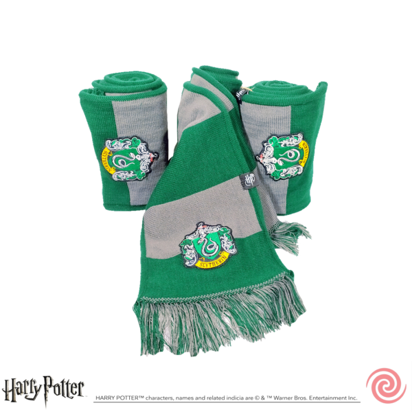 Bufanda Harry Potter - Casa Slytherin - Rayada