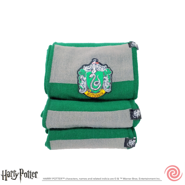 Bufanda Harry Potter - Casa Slytherin - Rayada