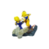 Gashapon Dragon Ball Z - Goku SSJ VS Majin Vegeta SSJ - HG Imagination vol 6 - Bandai