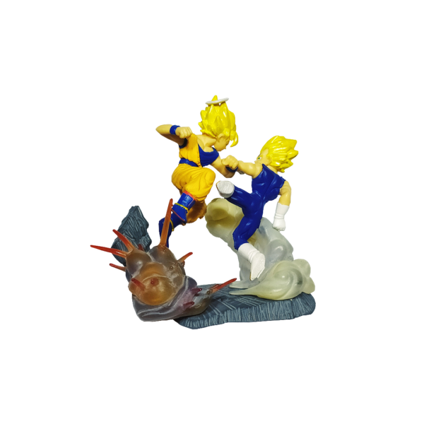 Gashapon Dragon Ball Z - Goku SSJ VS Majin Vegeta SSJ - HG Imagination vol 6 - Bandai