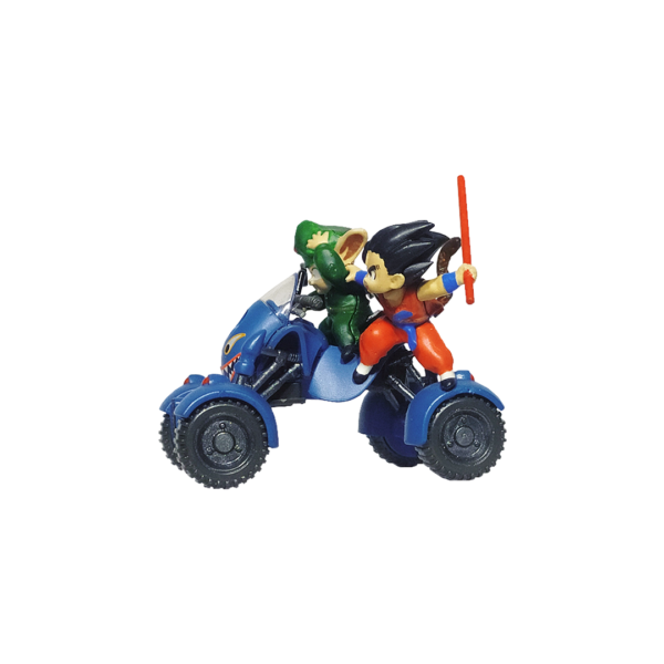 GASHAPON DRAGON BALL - OOLONG Y GOKU ROAD BUGGY - MECHA COLLECTION Vol.6- BANDAI