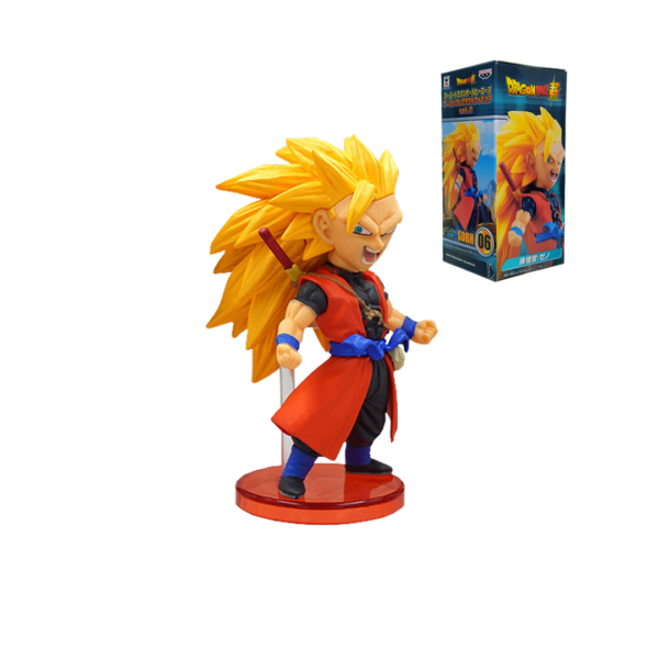 Gashapon Super Dragon Ball Heroes - Goku SSJ3 N°6 - Super Dragon Ball Heroes World Collectable Figure Vol.2 - Banpresto