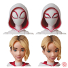 Figura Spider-Man Into the Spider-Verse: Spider-Gwen y Spider-Ham - Mafex N° 134  Medicom Toy - Imagen 3
