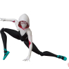 Figura Spider-Man Into the Spider-Verse: Spider-Gwen y Spider-Ham - Mafex N° 134  Medicom Toy - Imagen 2
