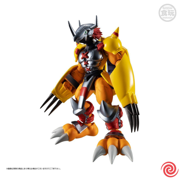 Figura Bandai Shodo Digimon Vol 1 WarGreymon con Base