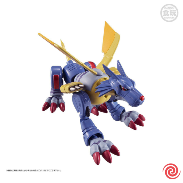 Figura Bandai Shodo Digimon Vol 2 MetalGarurumon con Base