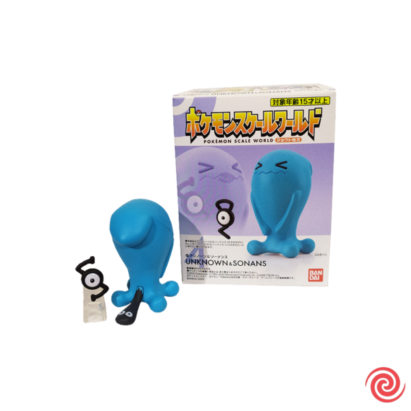 Figura Bandai Pokemon Scale World Pokemon Unown y Wobbuffet F