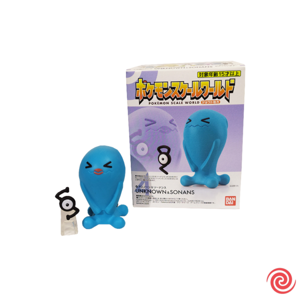 Figura Bandai Pokemon Scale World Pokemon Unown y Wobbuffet F