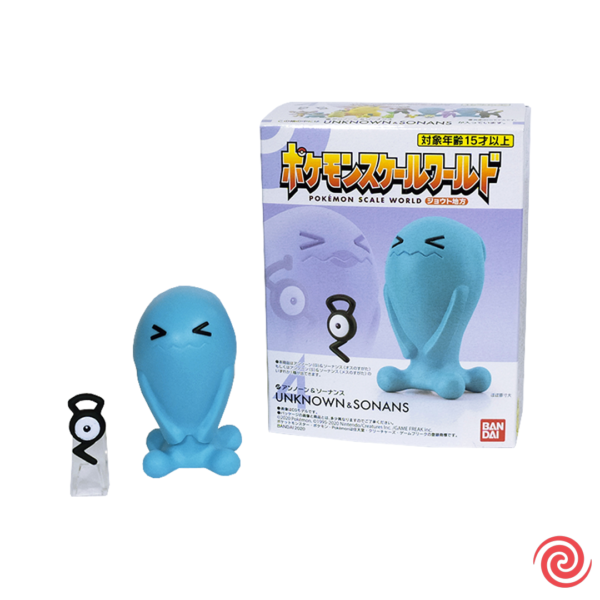 Figura Bandai Pokémon Scale World Pokemon Unown y Wobbuffet M