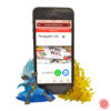 Figura Gashapon Re-Ment Pokemon Pikachu y Lucario Soporte N1