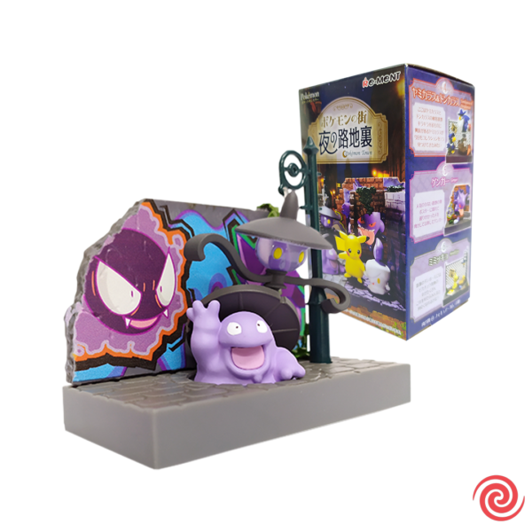 Figura Gashapon Re-Ment Pokemon Town Pokemon Grimer y Lampent N 2