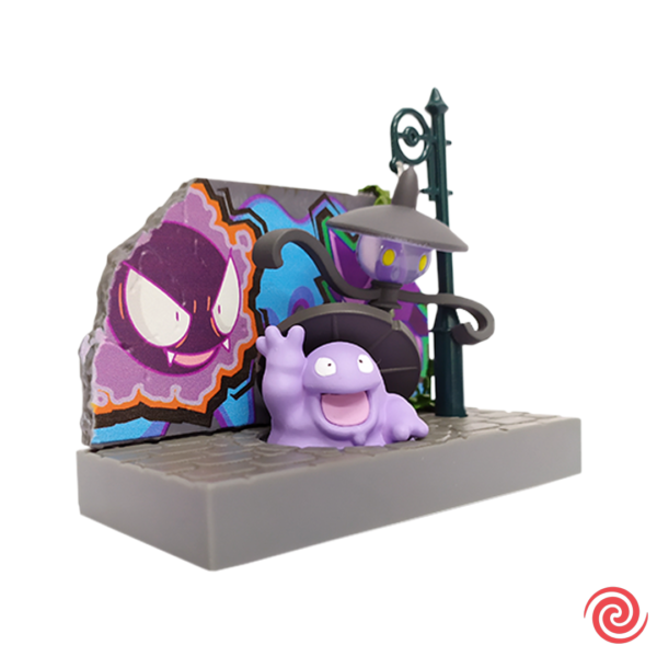 Figura Gashapon Re-Ment Pokemon Town Pokemon Grimer y Lampent N 2