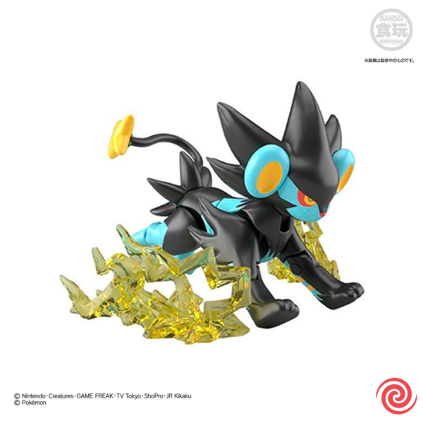 Figura Bandai Shodo Pokemon Vol 6 Luxray con Efecto