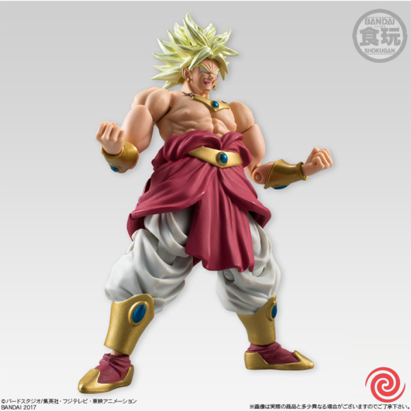 Figura Gashapon Bandai Shodo Dragon Ball Vol.5 Dragon Ball Z Broly Legendario SSJ