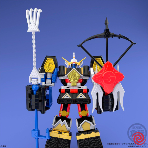 Figura Bandai Shokugan Candy Toy Ninja Sentai Kakuranger Muteki Shogun