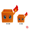 3D Maceta Cubo Pokemon Charmander Grande