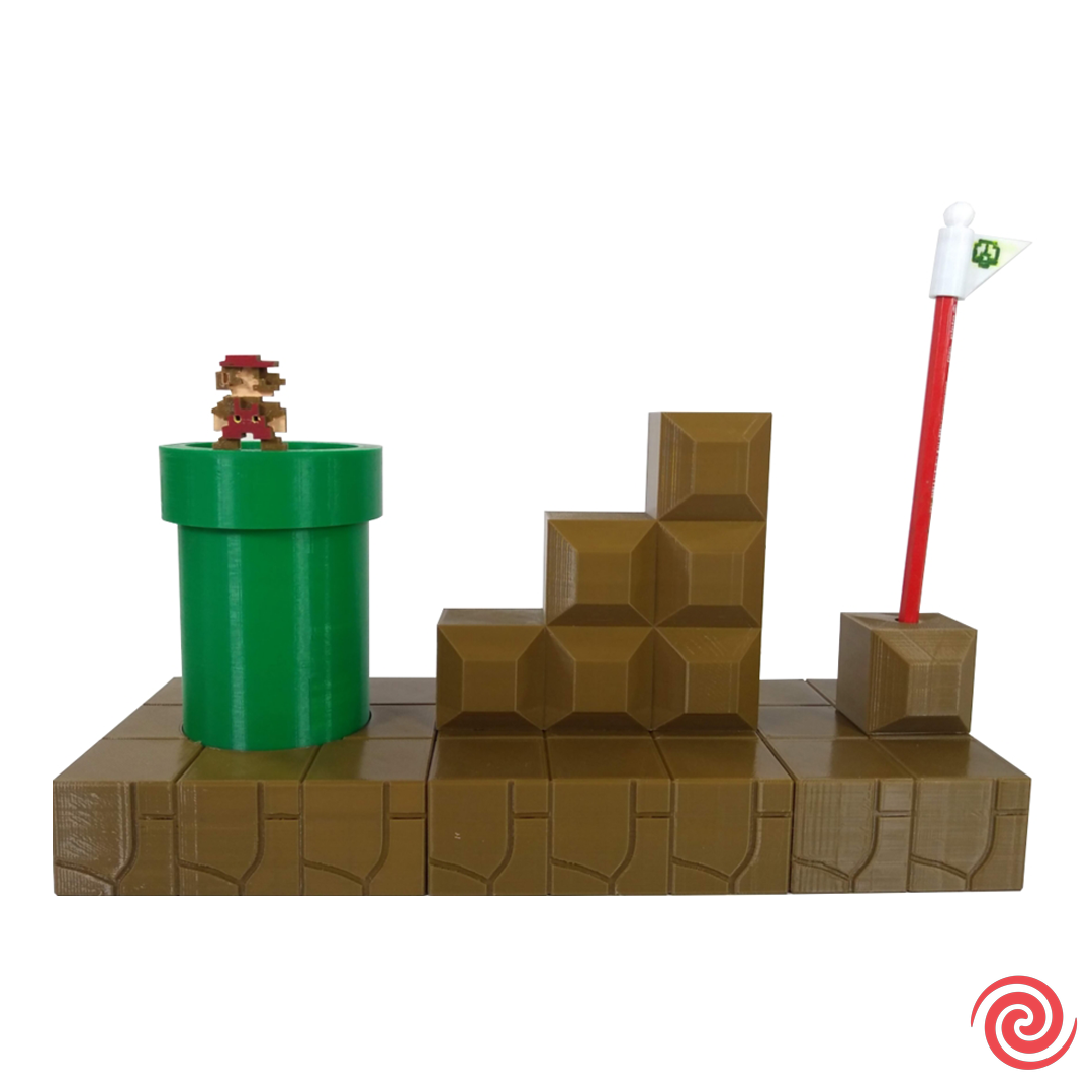 3D Lapicero Mario Bros Set Mario