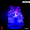 Lámpara Led Funkyled Shingeki no Kyojin Attack on Titan Levi y Erwin