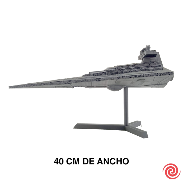 3D Figura Star Wars Nave Destructor Estelar Clase Imperial Grande