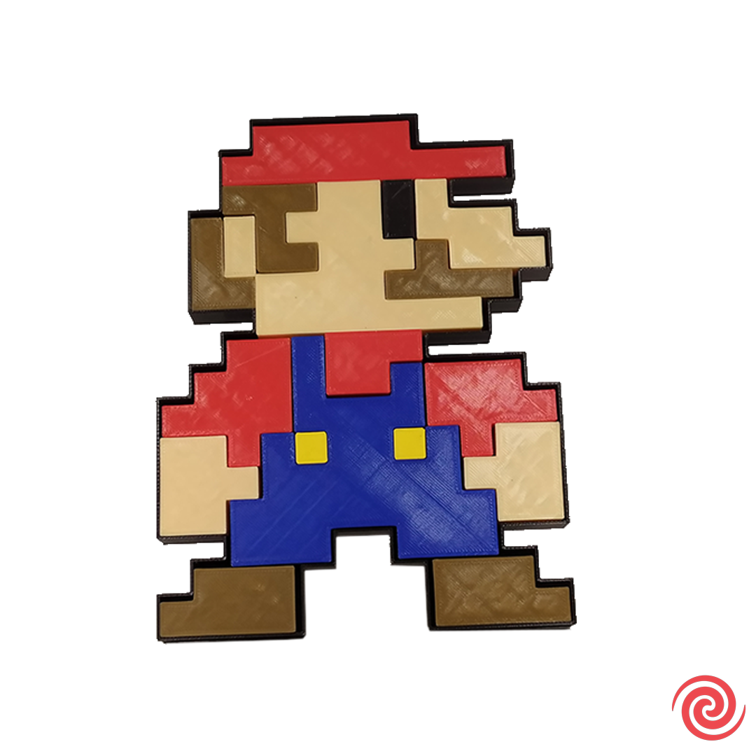 3D Rompecabezas Mario Bros Mario Pixel