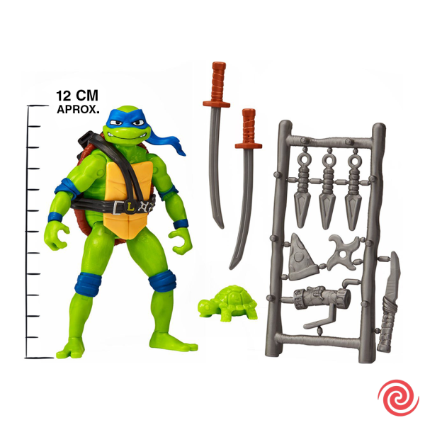 Figura Playmates Toys Teenage Mutant Ninja Turtles: Mutant Mayhem Leonardo