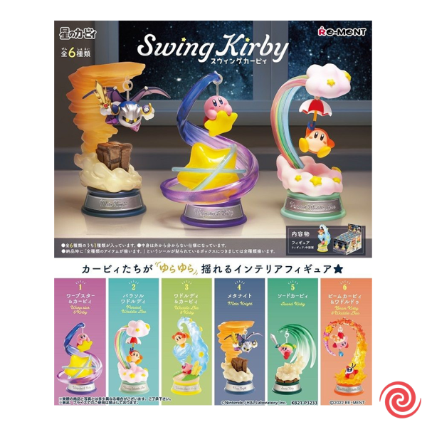 Figura Gashapon Re-Ment Hoshi no Kirby Swing