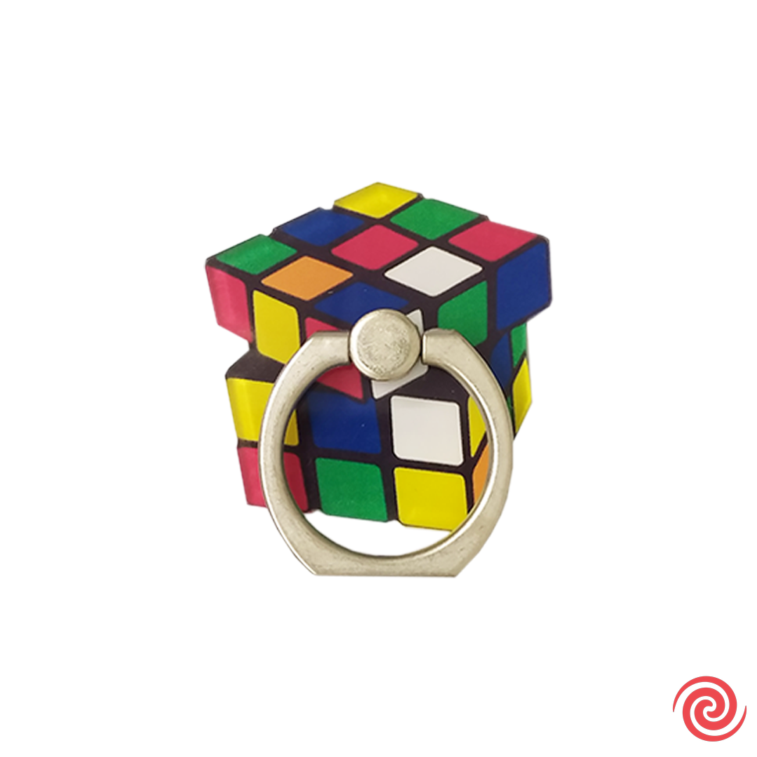 Ring Anillo Celular Juego Vintage Cubo Rubik