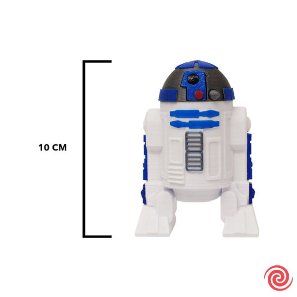 3D Recipiente Star Wars R2D2