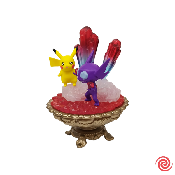 Figura Gashapon Re-Ment Pokemon Gemstone Collection II Pikachu & Sableye