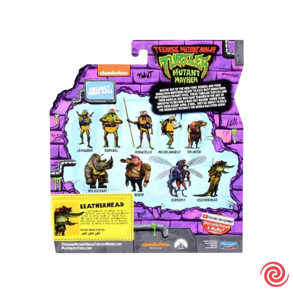 Figura Playmates Toys TMNT Tortugas Ninja Caos Mutante Leatherhead