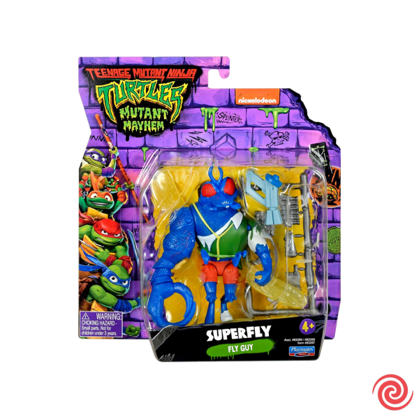 Figura Playmates Toys TMNT Tortugas Ninja Caos Mutante Superfly