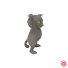 3D Figura Gato Sostenedor