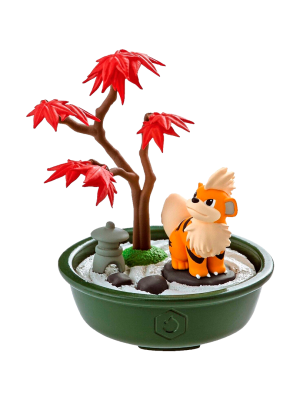 Figura Gashapon Re-Ment Pokemon Pocket Bonsai Vol 2 Modelo 6 Growlithe