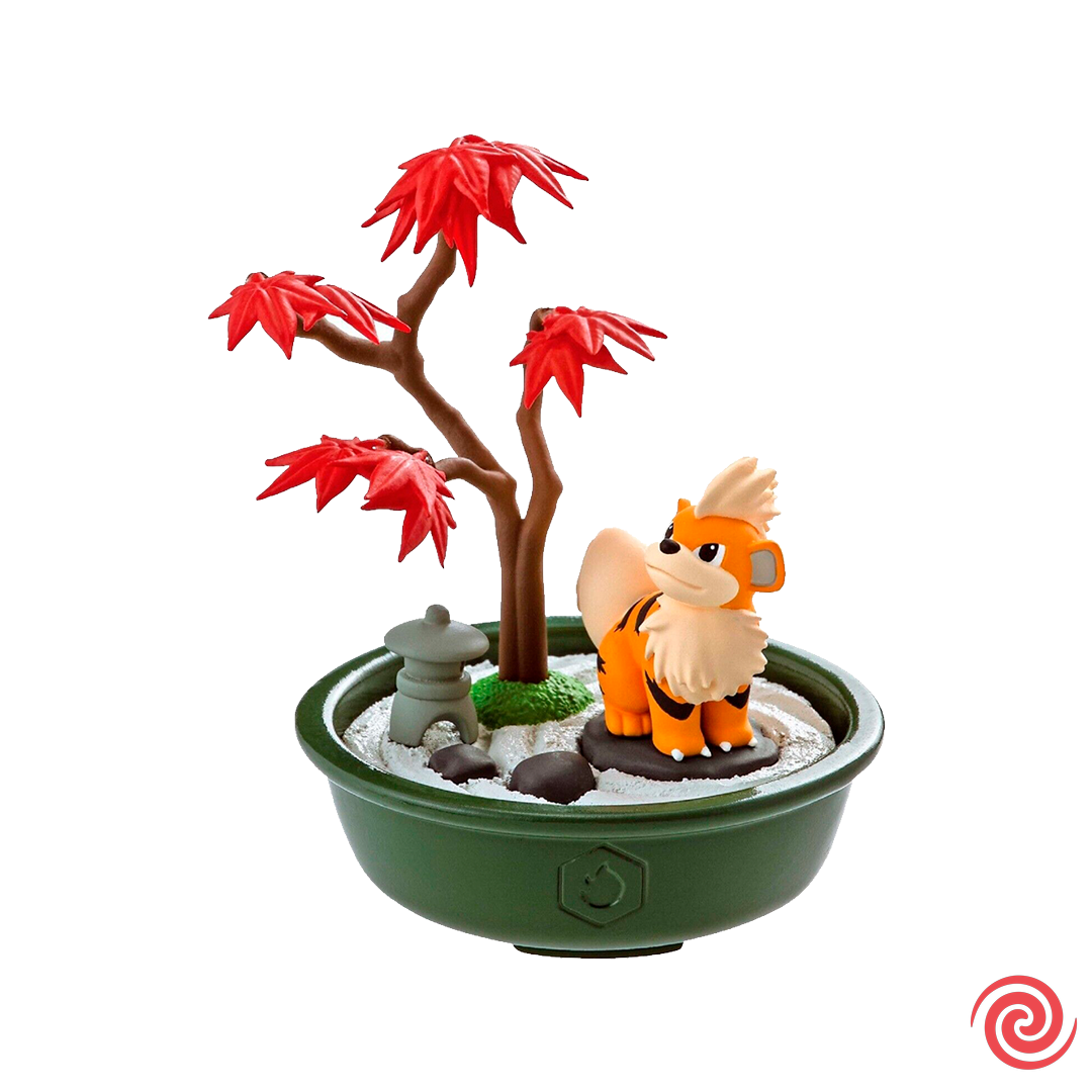 Figura Gashapon Re-Ment Pokemon Pocket Bonsai Vol 2 Modelo 6 Growlithe