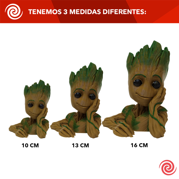 3D Maceta Marvel Guardianes de la Galaxia Groot Mediano