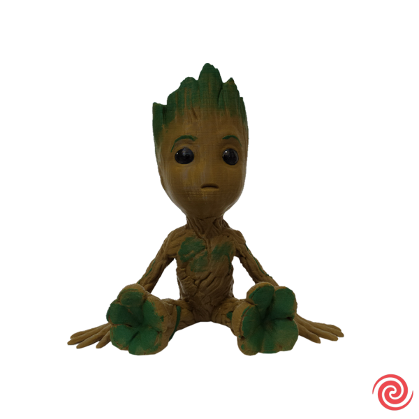 3D Figura Marvel Guardianes de la Galaxia Groot Mediano