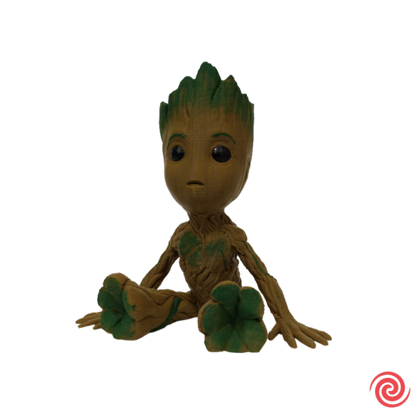 3D Figura Marvel Guardianes de la Galaxia Groot Mediano