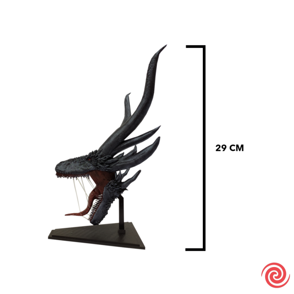 3D Figura Busto Game of Thrones Balerion El Temido