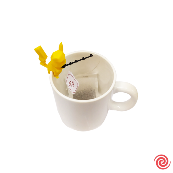 3D Figura Pokemon Porta Saquito de Te Pikachu