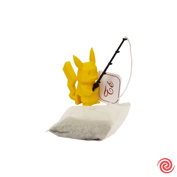 3D Figura Pokemon Porta Saquito de Te Pikachu