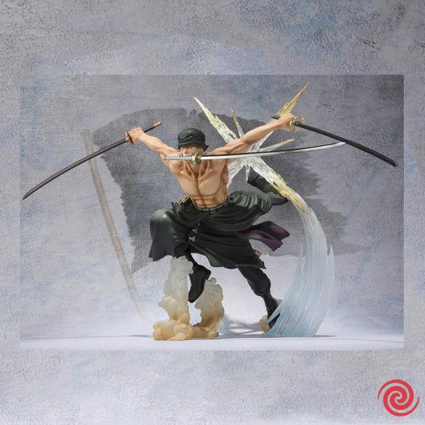 Figura Bandai Figuarts Zero One Piece Roronoa Zoro Battle ver. Rengoku Oni Giri