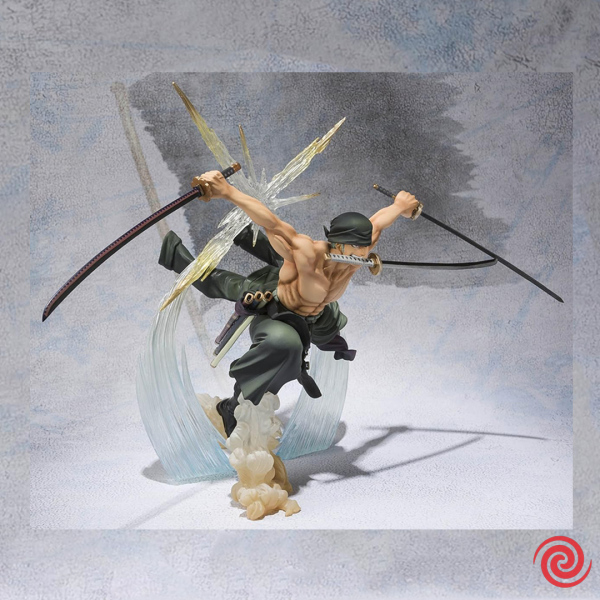 Figura Bandai Figuarts Zero One Piece Roronoa Zoro Battle ver. Rengoku Oni Giri