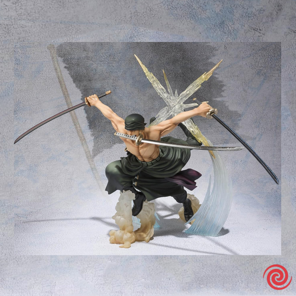 Figura Bandai Figuarts Zero One Piece Roronoa Zoro Battle ver. Rengoku Oni Giri