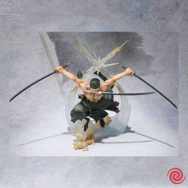 Figura Bandai Figuarts Zero One Piece Roronoa Zoro Battle ver. Rengoku Oni Giri