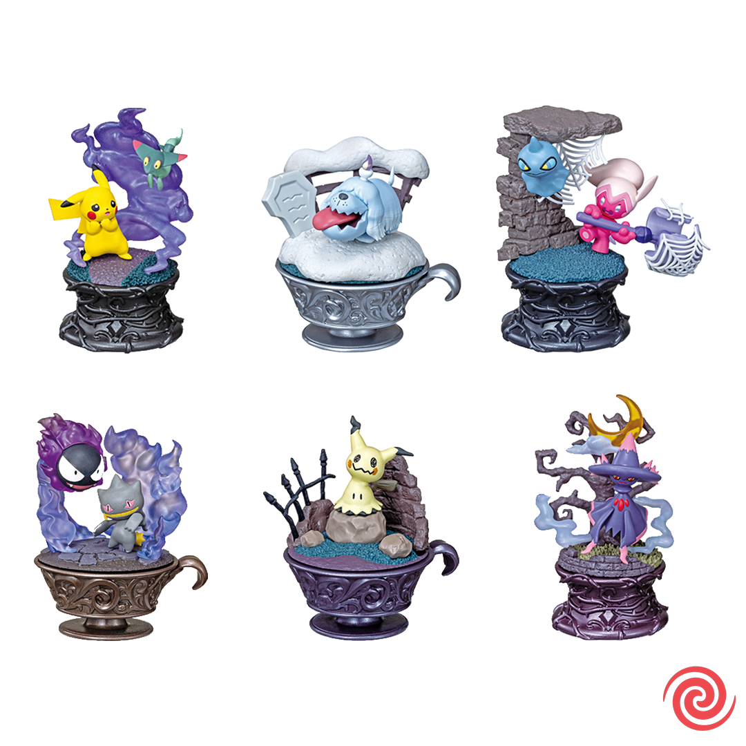 Figura Gashapon Re Ment Pokemon Little Night Collection Pokemon